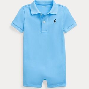RL Baby Boy Soft Cotton Polo Shortall 6M